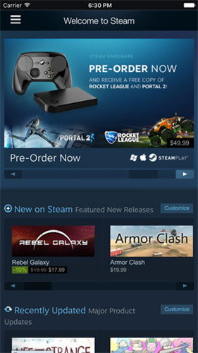 steam手机版app下载安装